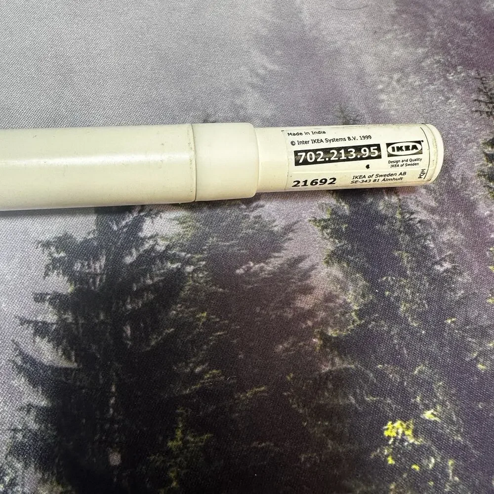 IKEA RACKA White Adjustable Curtain Rod 28-47in‎ 70-120cm NEW 702.213.95